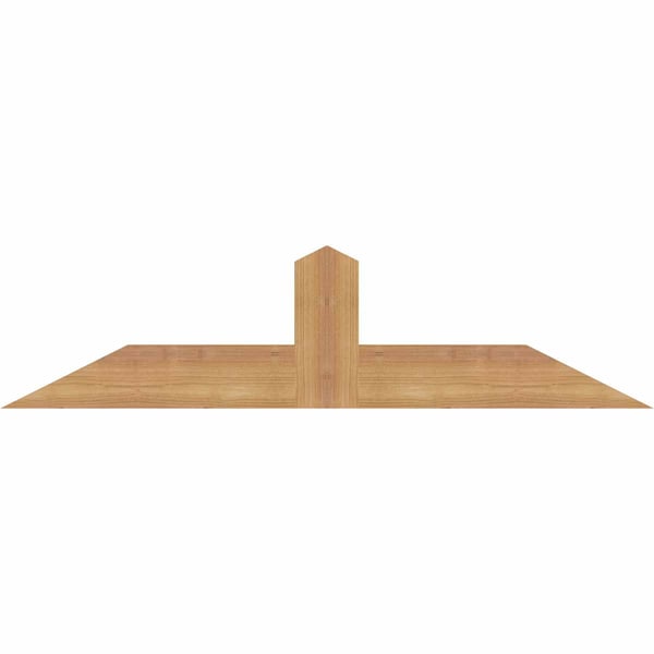 Ekena Millwork Portland Smooth Timber Gable Bracket, Western Red Cedar, 36"W x 9"H x 1 1/2"D x 3 1/2"F, 6/12 Pitch GBW036X09X0204POR00SWR - main